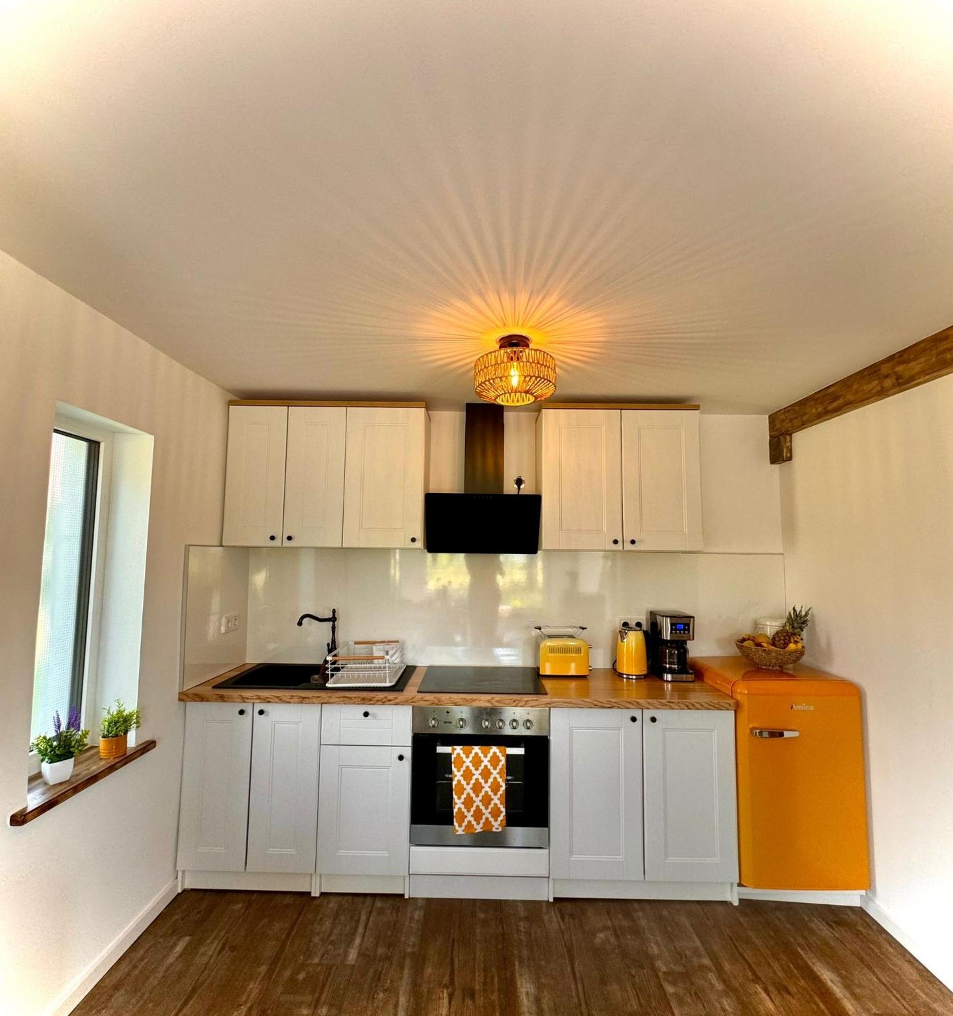 Ganzes Tiny House "Thueringer Ruhe" Mit Grossem Garten Nahe Rennsteig Laucha  Buitenkant foto